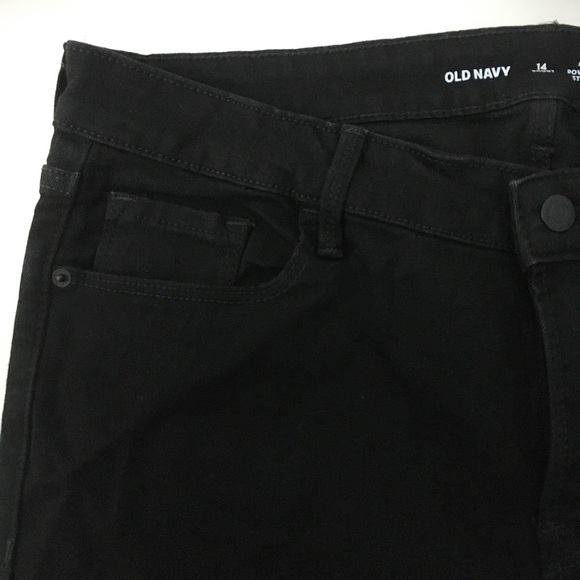 Old Navy Power Slim Straight Mid Rise Jeans 14 Short - Picture 5 of 9
